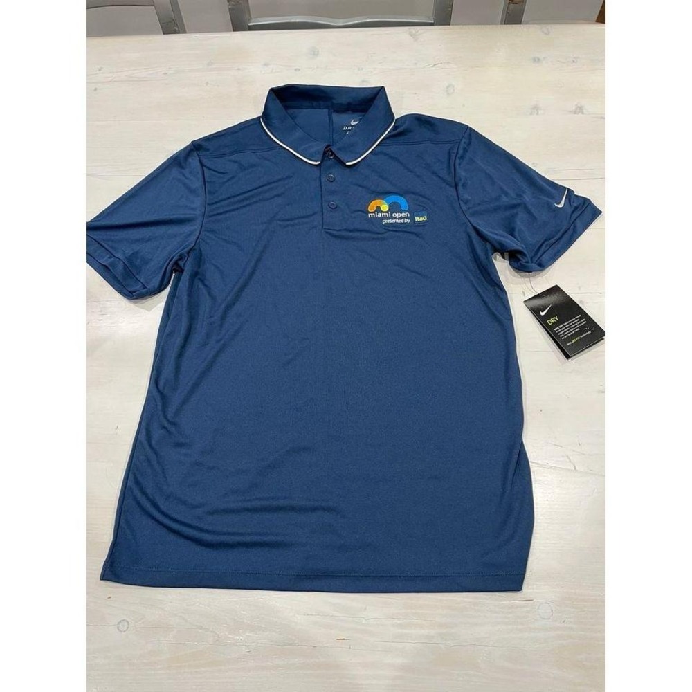 Polo Shirt nike Dri fit‎ Miami open NWT SMALL